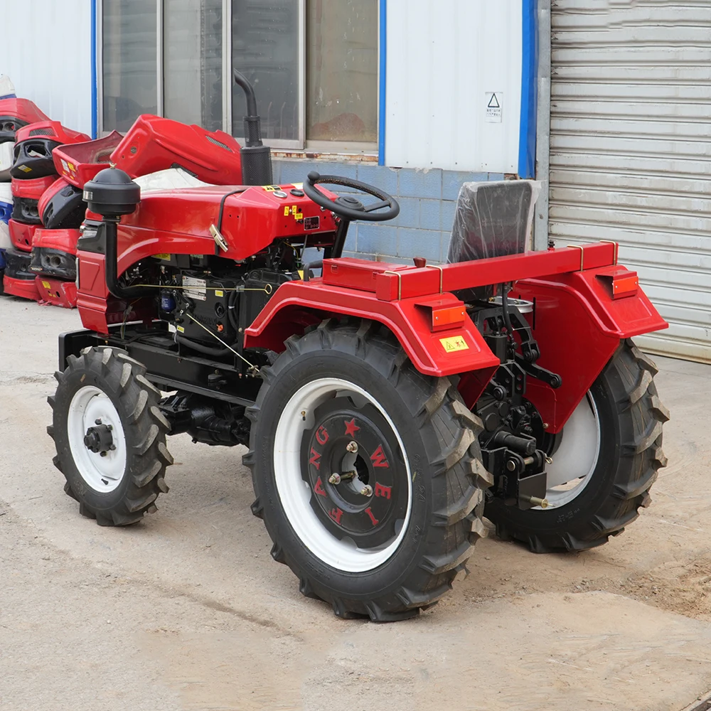Professional 2WD Mini Farm Tractor Multifunctional Riding Garden Tractor with 4WD Wheel Engine Motor