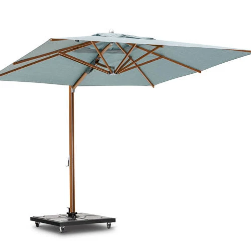 Patio Garden Outside Sunshade Roman Patio Umbrella Outdoor Furniture Modern Wooden Umbrella Parasol Umbrella