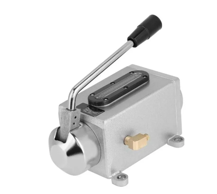 Milling Machine Y-8 Lubricating Manual Oil Pump Hand Lubrication CNC 4mm Double Outlet Lubricating Pump Fit For Bridgeport
