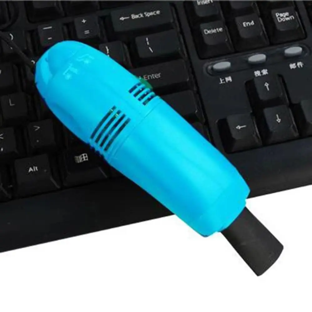 Portable Keyboard Vacuum Cleaner Mini Lightweight Mini Vacuum Cleaner Handheld Detachable Dust Cup USB Vacuum Cleaner