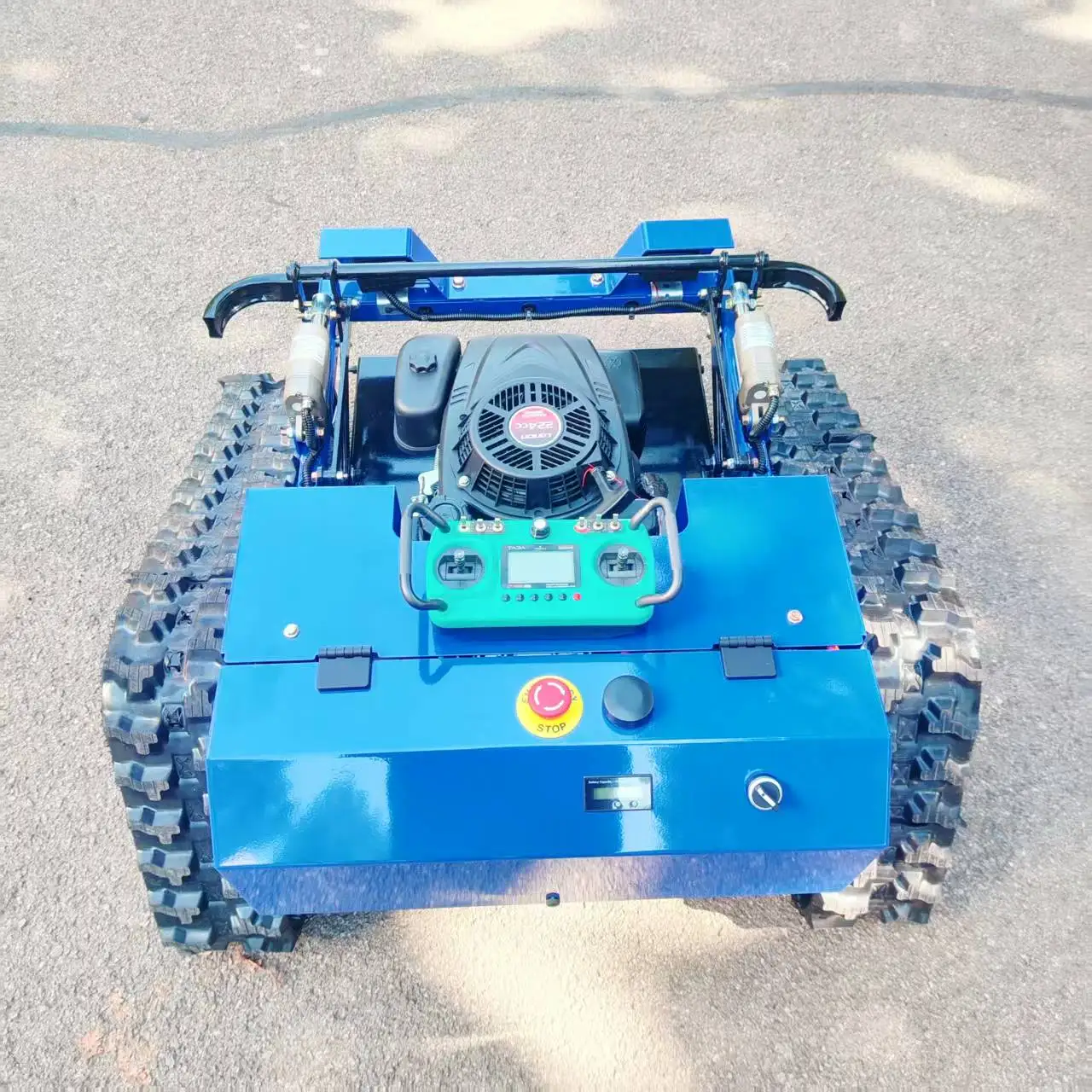 

ZNW-600S CE EPA Certified Crawler Robot Mower 500mm Cut 750W Remote Flail Grass Cutter All Terrain