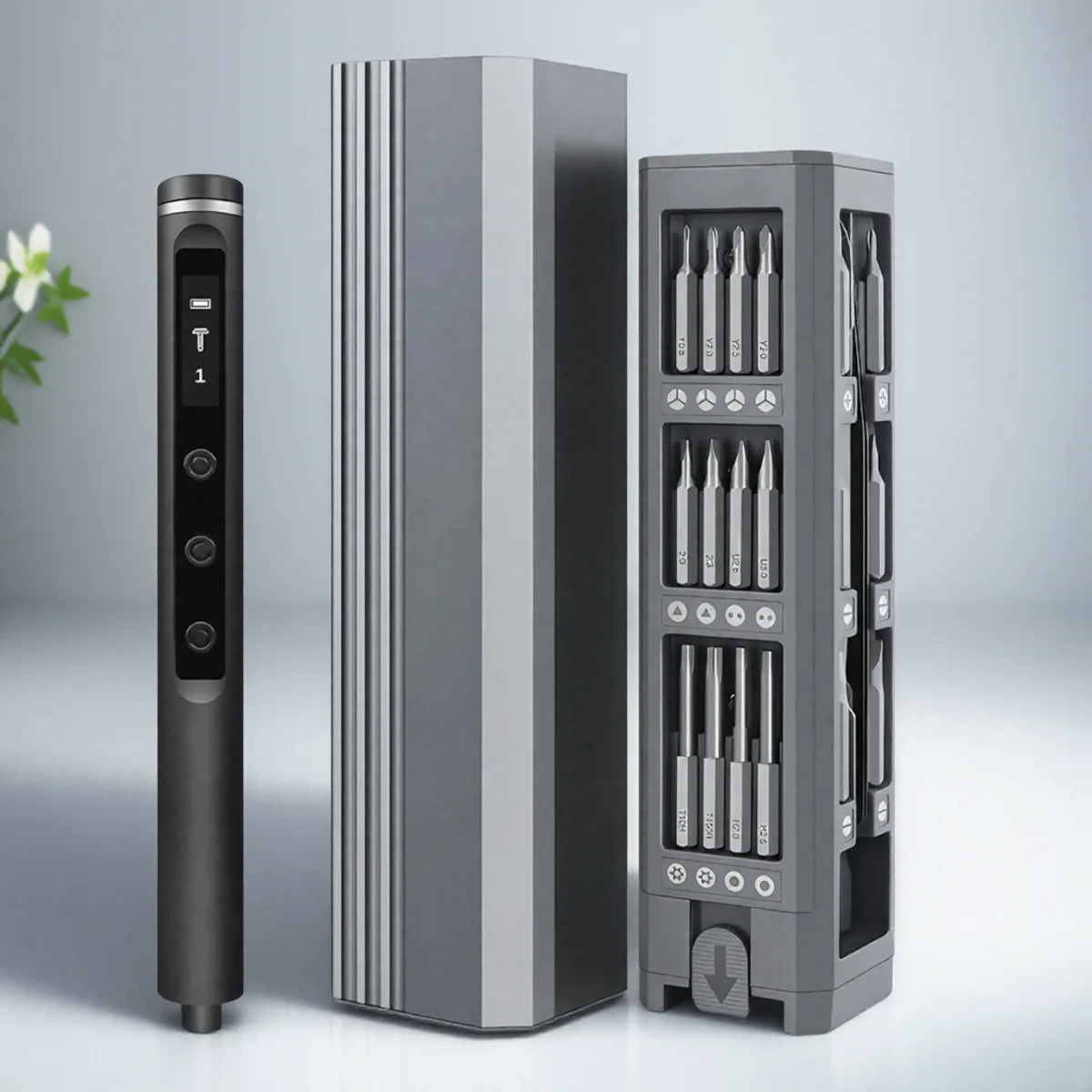 Set Obeng Listrik 42 Mata Obeng Magnetik 5 Pengaturan Torsi Alat Listrik Mini Untuk Perbaikan Elektronik