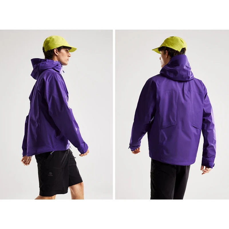 Unisex Hardshell Mountaineering Jacket: Windproof & Waterproof Loose-Fit Outdoor Shell