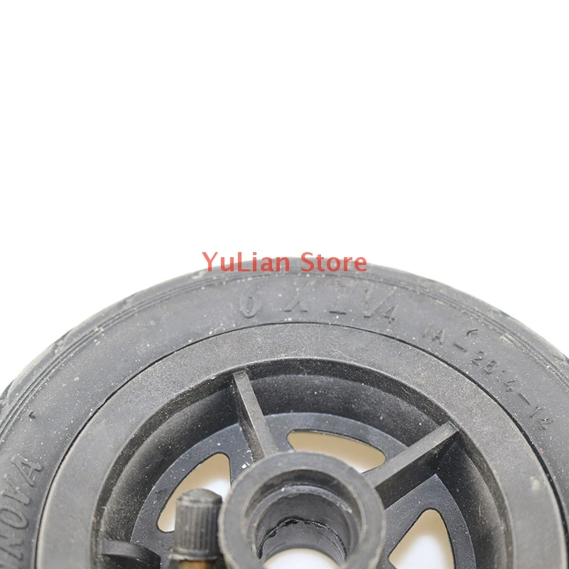 High quality 6x1 1/4 tire with plastic hub inflatable inner tube for 6 inch electric scooter folding bike tire