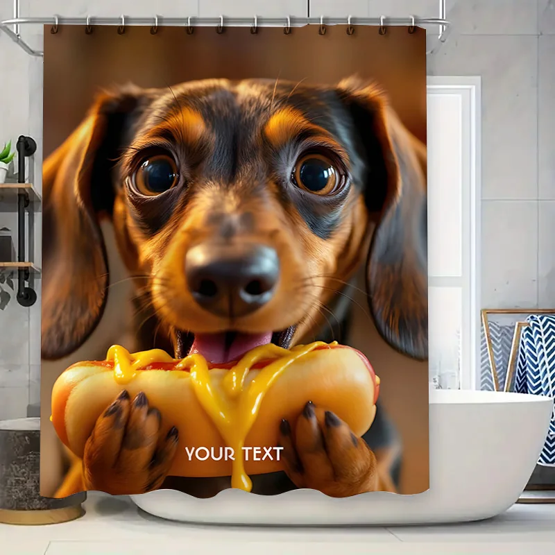 

Винтажная занавеска для душа с геометрическим кругом, водонепроницаемая ткань, ретро-декор для ванной комнаты, набор белого и желтого цвета (180 x 245 см)