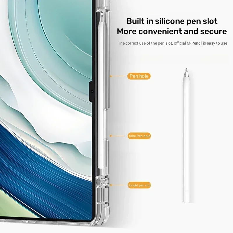 جديد لـ Redmi Pad Pro حافظة 12.1 بوصة مغناطيسية ذكية مع غطاء حامل قلم رصاص لهاتف Redmi Pad Pro Poco Pad 12.1 2024 حافظة كمبيوتر لوحي