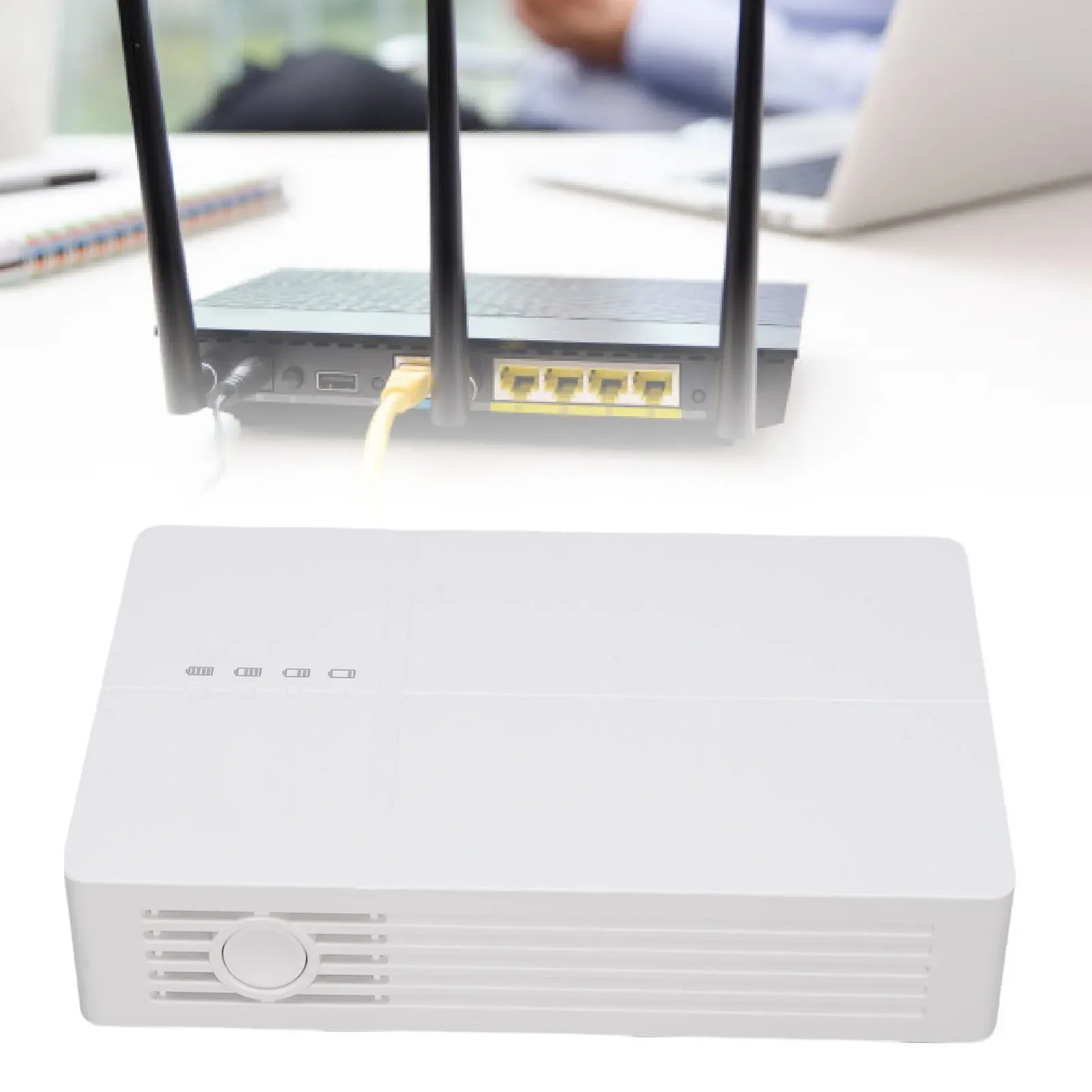 Fuente de Alimentación Ininterrumpida (UPS) de 12V 2A/9V 1A CC, Mini UPS de 27W con Batería de Respaldo de Alta Capacidad de 6000mAh para Control de Acceso, Router y Cámara