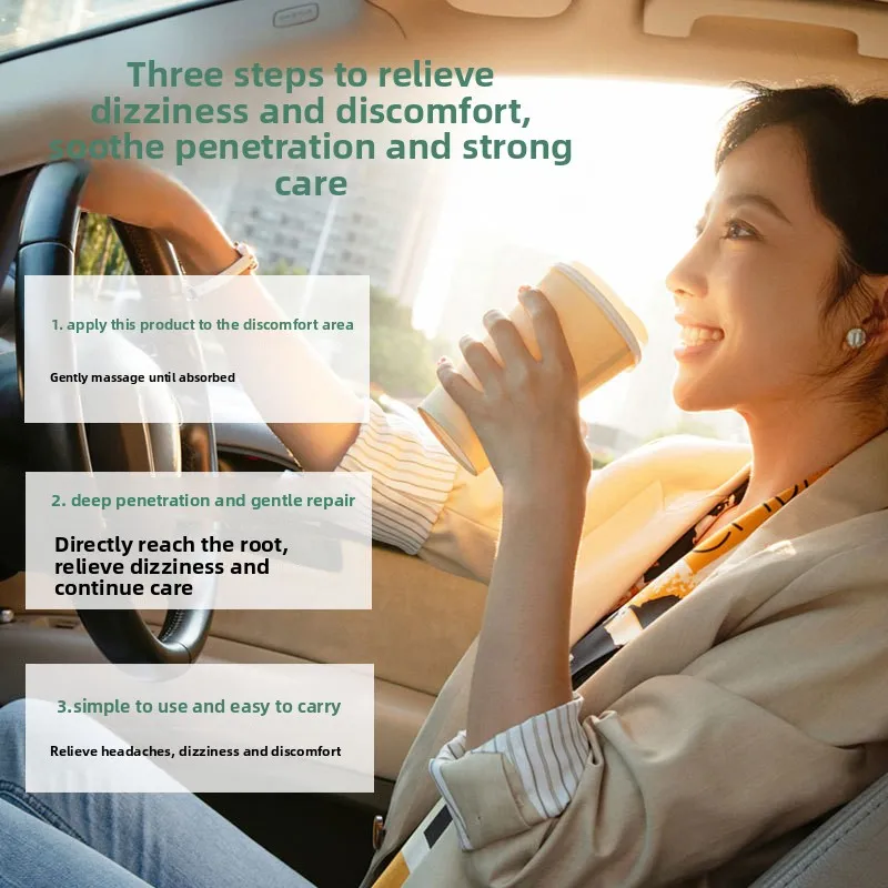 

Motion Sickness Relief Balm - For Cars, Boats & Planes. Prevents Dizziness, Nausea & Boosts Freshness. All Ages.