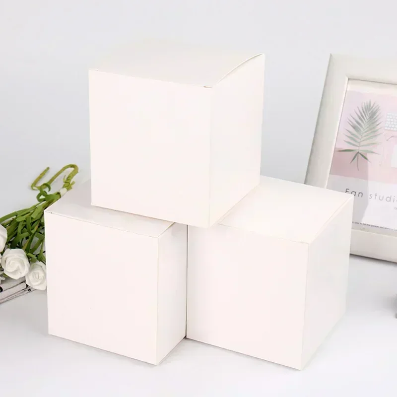 10/20/50pcs Kraft Paper Packaging Gift Boxes Wedding Party Cardboard Box For Handmade Soap Bottle Package Cosmetic Stoarge Box