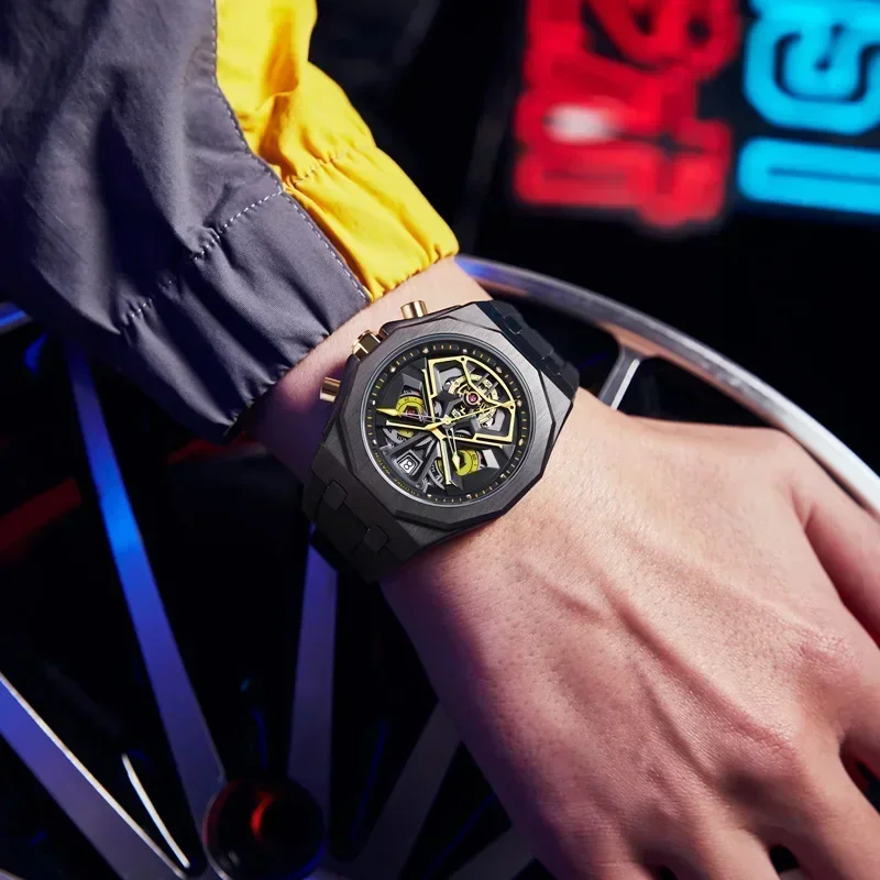 

Лидер продаж, мужские часы, высококачественные светящиеся водонепроницаемые часы, мужские многофункциональные кварцевые часы, мужские часы