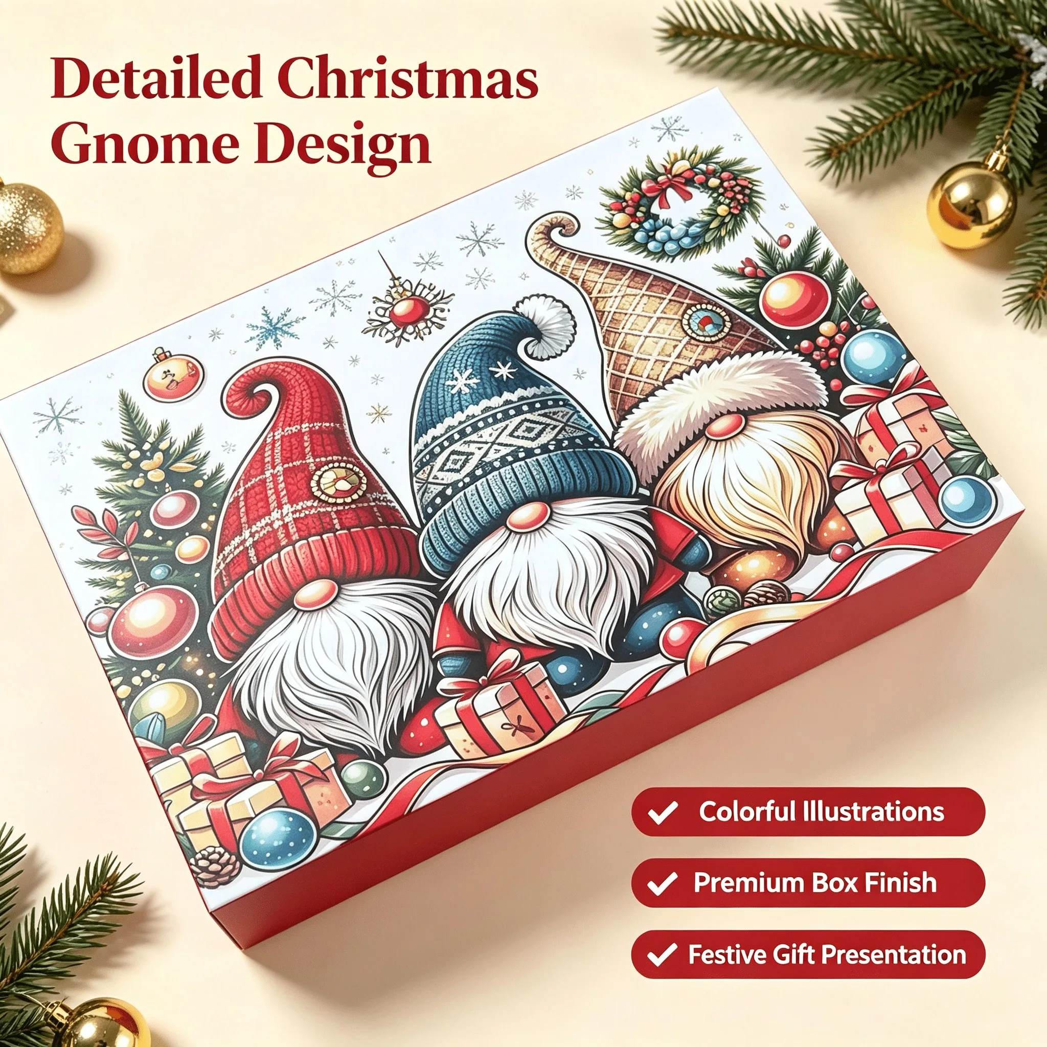 2026 Christmas Countdown Calendar Gift Box Set (12-Day Countdown). This Is a Beautiful Set of Empty Gift Boxes, Perfect for Wrap
