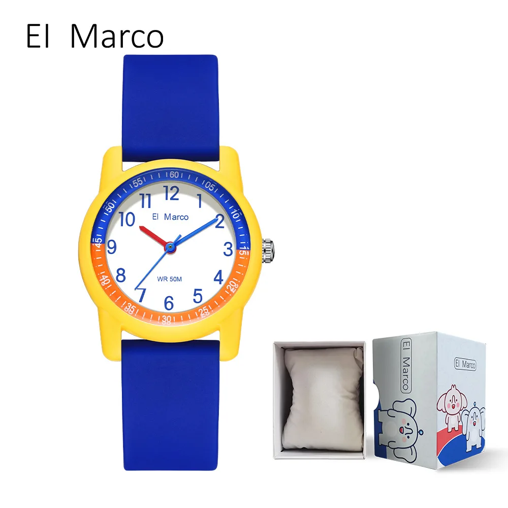 

Детские водонепроницаемые спортивные наручные часы, удобный ремешок, легкое чтение, детские часы, идеально подходят для плавания, дайвинга и активного отдыха