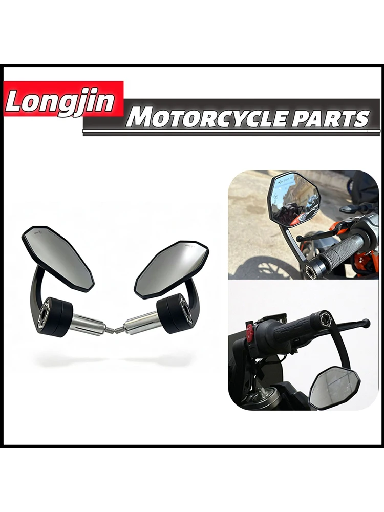 

Motorcycle 7/8" 22mm Handle Bar End Rearview Mirror For kawasaki Z1100 Z900 Z1100SE Z900SE