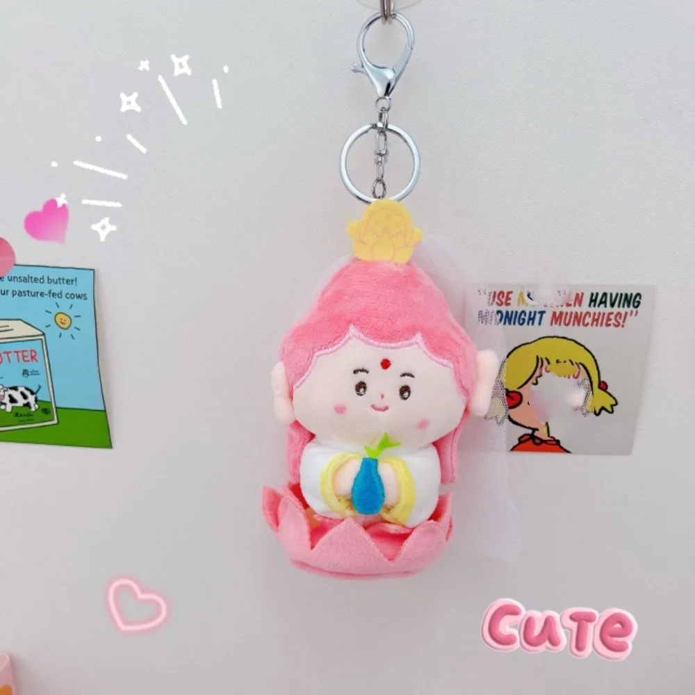 

Bag Pendant Shakyamuni Buddha Plush Pendant Cartoon Creative Buddha Stuffed Doll Cute Funny Buddha Plush Toy Bag Hanging