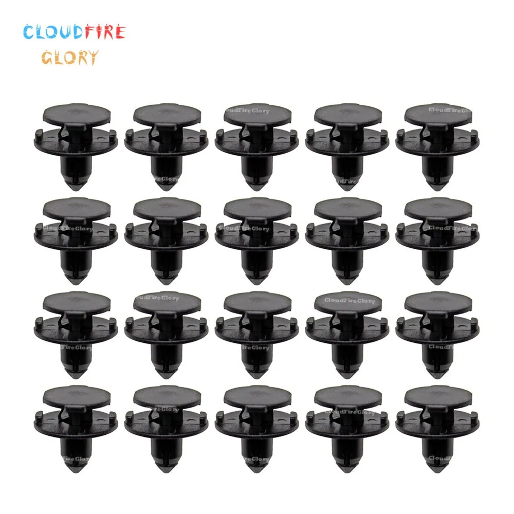 

CloudFireGlory 01553-2DR9A 20pcs Wheel Well Liner Screws Plastic Black For Nissan Altima 1997-2021