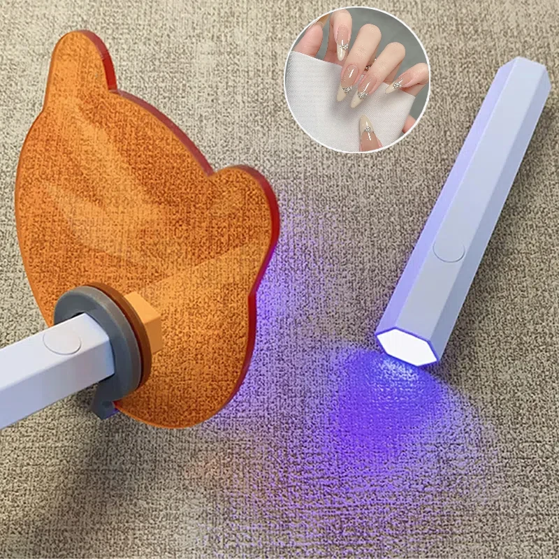 Nail Beauty Salon Devices Acrylic Light-blocking Baffle For Straight-shaped Nail UV Lamp Protective Goggles Anti-blue-light