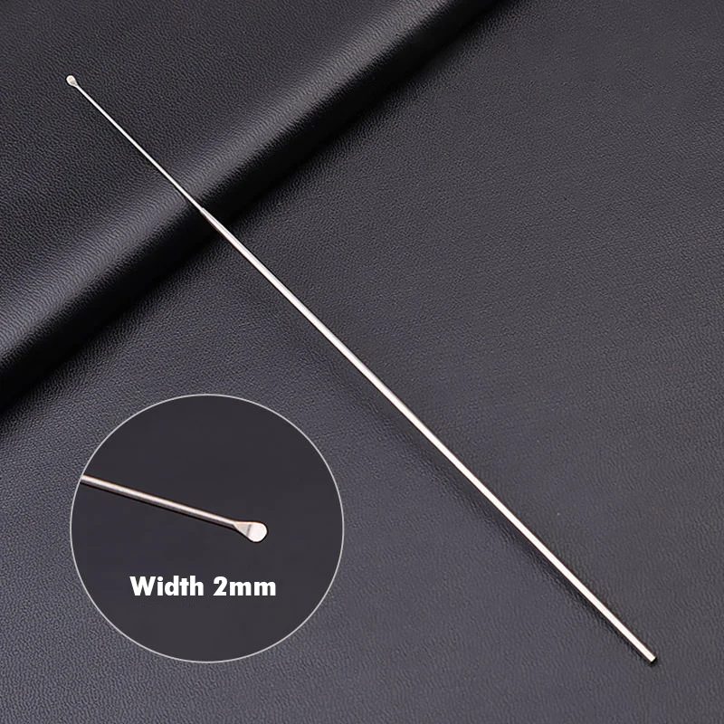 [FE] 18cm Copper Stainless Steel Ear Wax Pick Curette Earwax Removal Picker Earpick Cleaner Tool Kit For Kids Adults Home