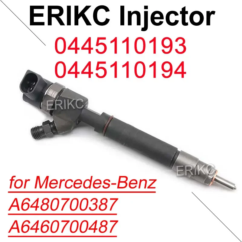 0445110193 Diesel Injector Nozzle 0445110194 Fuel Sprayer Inyector for BOSCH MERCEDES-BENZ W211 E320 A6480700387 A6460700487