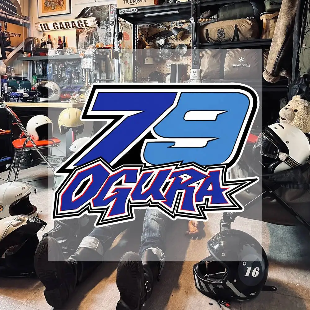 Lucky number 79 Aesthetic Graffiti Stickers Waterproof PVC Decals for Car Motorcycle Skateboard Helmet Notebook