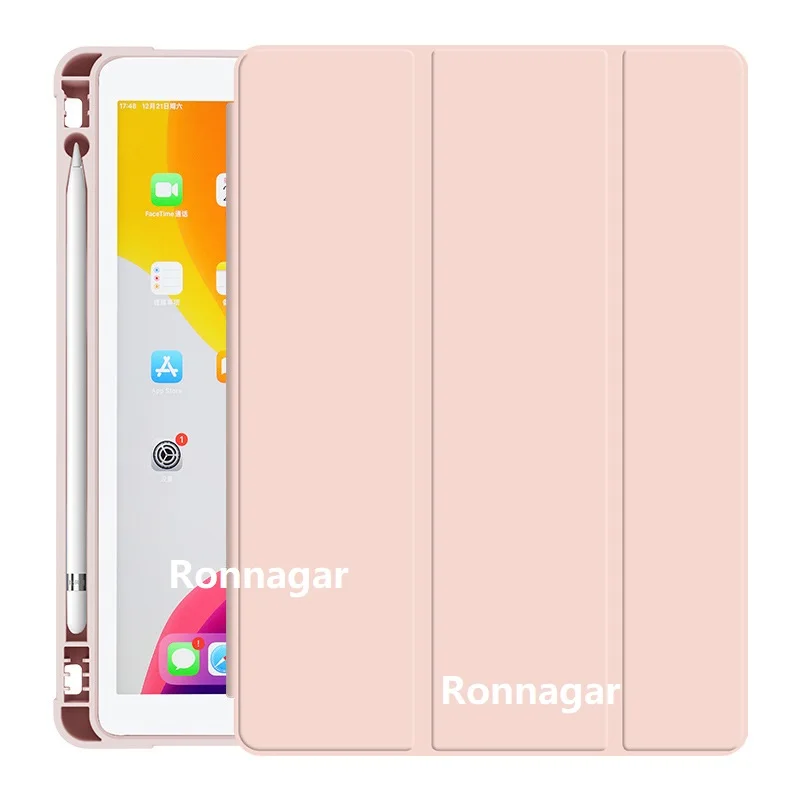Ronnagar Mit Stifthalter Hülle für Neues iPad Pro12.9 5. 6. Generation 2026 Air13 Pro13 10.2 9. A19 12. A16 11. Air8 7 6 5 4 10.9'' Pro11 10. 9