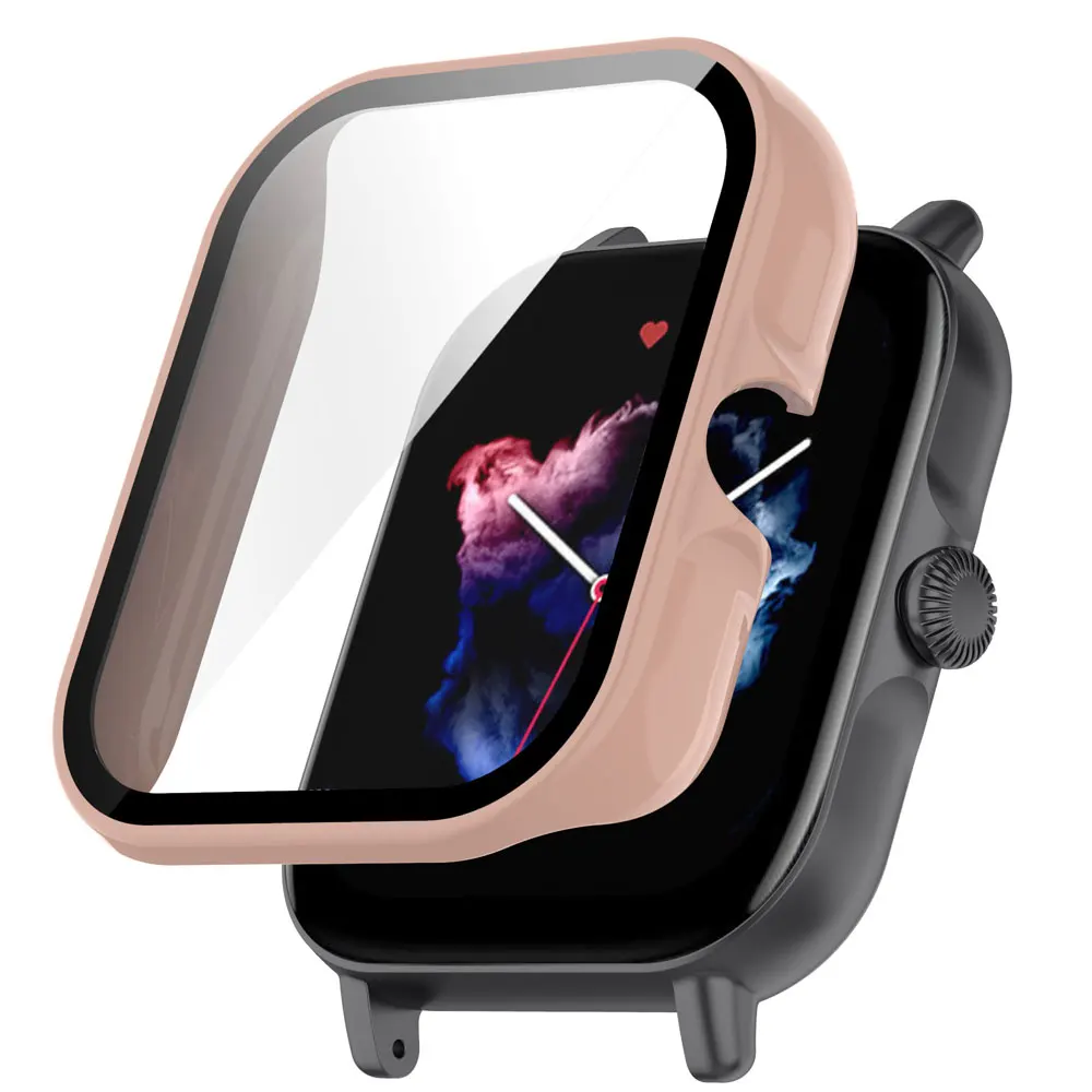 Case + Tempered Glass For Amazfit GTS 3 Cover Screen Protector Frame Anti-scratch Shell For Huami Amazfit GTS3 Watch Accessories