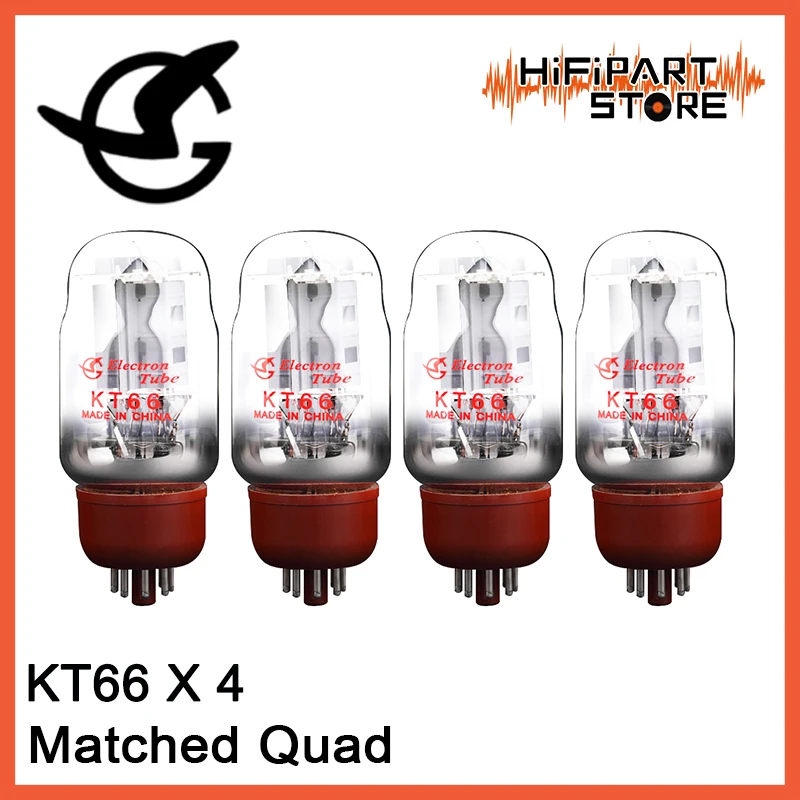 Shuguang KT66 Vacuum Tube Replace 5881 6P3P 6L6 KT66 Electron tube Amplifier Amp Kit DIY Audio Valve Matched Quad
