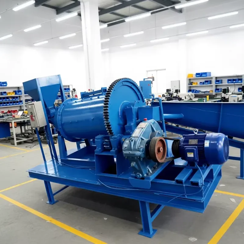 i XMBL420*600 Grid Ball Mill Laboratory Small Ball Mill Grinder AC Motor Closed-loop Rod Mill Spiral Classifier for Stone