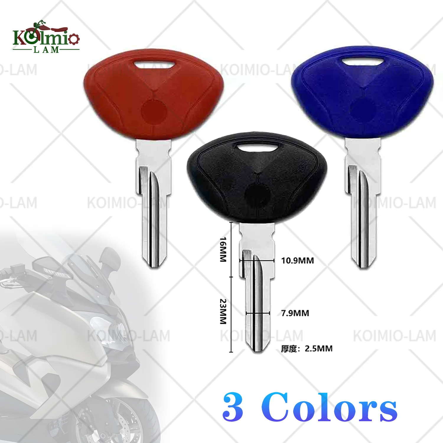 

Fit for BMW C600 Sport C650GT 2011 - 2014 C650 GT Uncut Blade Blank Key