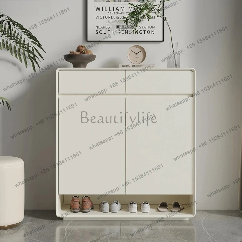 Shoe Cabinet for Home Entrance, Large Capacity Modern Simple Hallway Cabinet, Living Room Entryway Cabinet