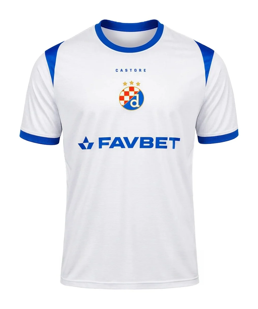 2026/27 New Men's Dinamo Zagreb Competition Jersey 3D Print Y2K Quick Drying Sports Shirt for Daily and Training Wear T-shirt