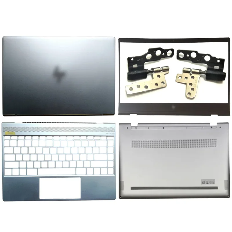 

New for HP Envy 13-ad series laptop LCD back cover/front bezel/hinges/palmrest/bottom case 928448-001 6070b1166301 Silver
