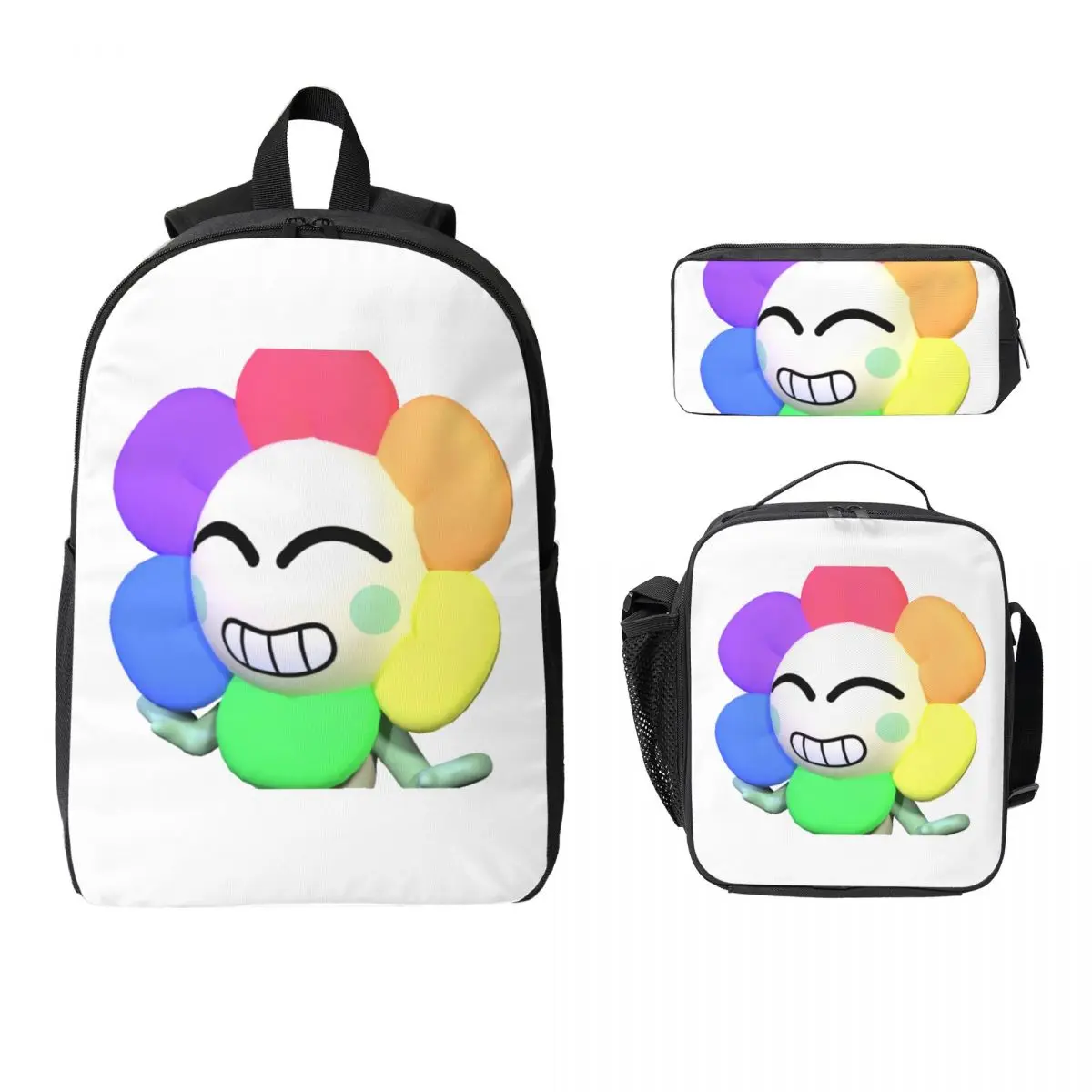 

Dandy's World Dandy Backpack Student Boys Girls BookBag School Bag Laptop Shoulder Bags 3ps Insulated Lunch Bag Pencil Case