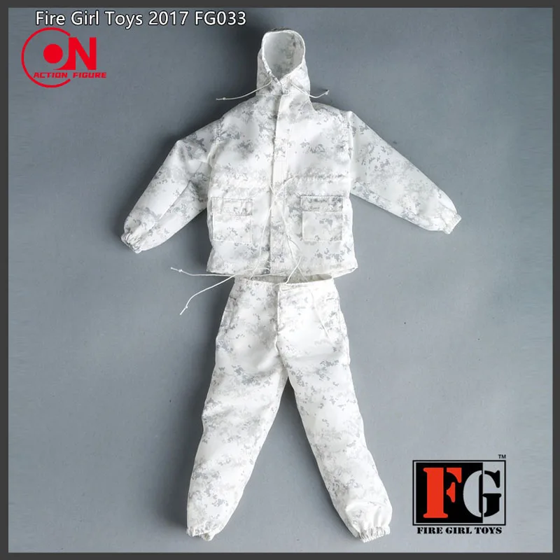 Fire Girl-figura de acción de las Fuerzas Especiales de la Marina americana, traje de combate de nieve, conjunto de ropa que se ajusta al cuerpo de soldado masculino de 12 ", FG033, 1/6