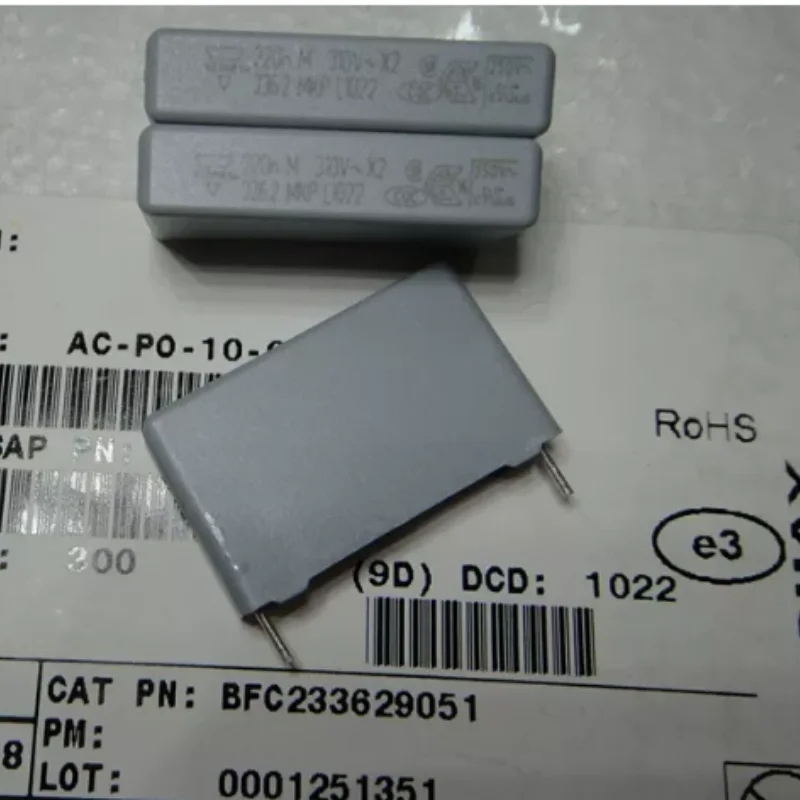 10pcs-100pcs VISHAY BC MKP336 0.22uf/310vAC 220nf u22 224 brand new film capacitor 22mm
