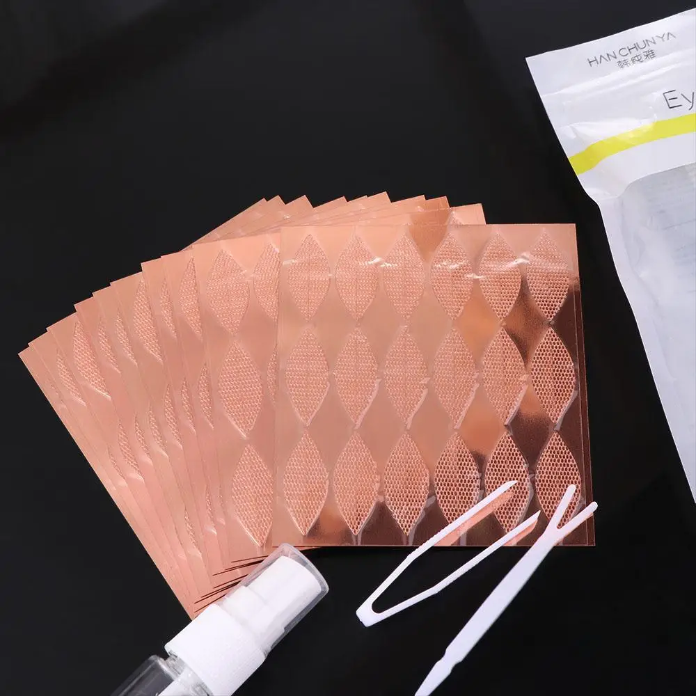 M/L/XL Eyelid Tape Sticker Invisible Double Fold Eyelid Lace Paste Clear Beige Stripe  Natural Self-adhesiveEye Tape Makeup Tool