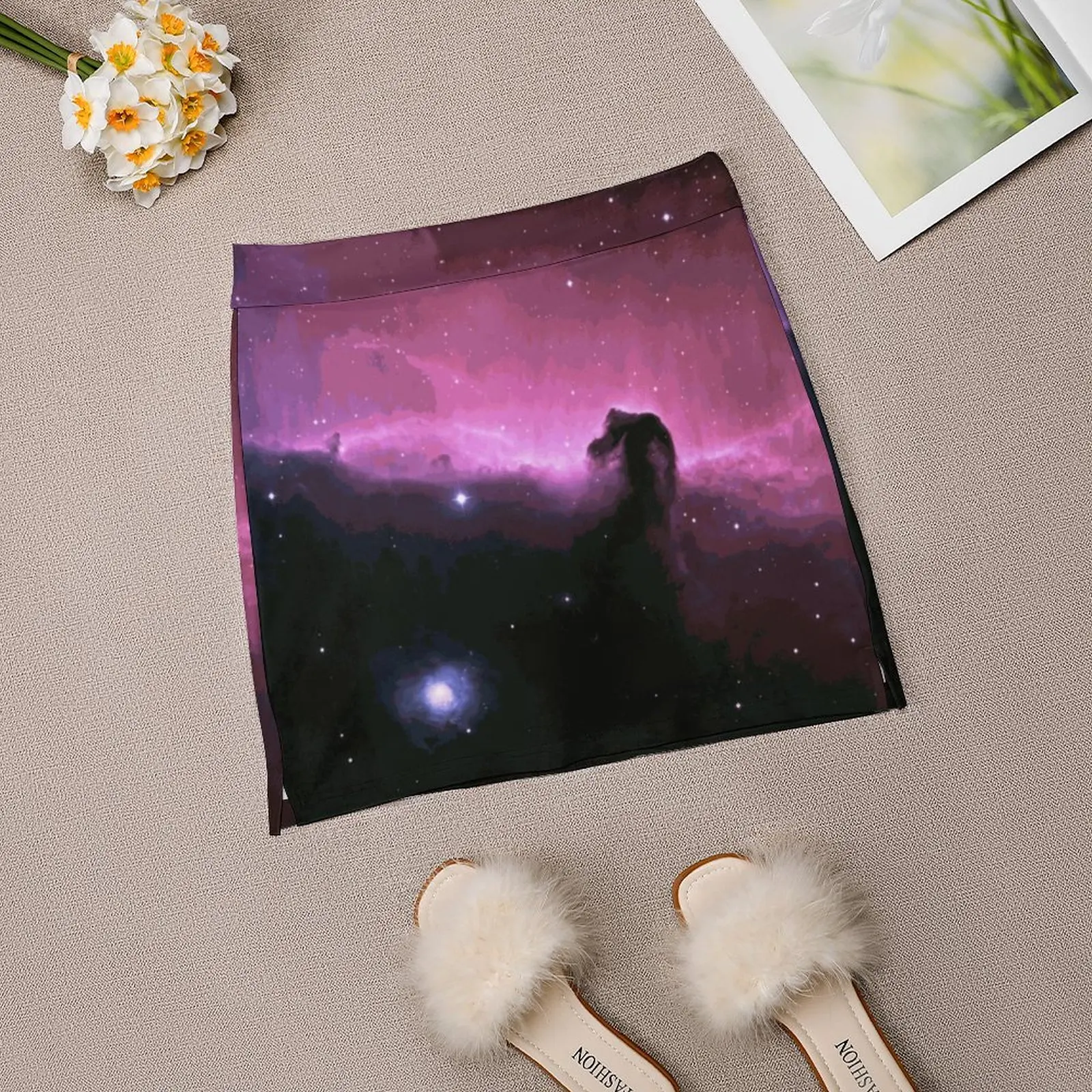 Horsehead Nebula Women'S Summer Fake Two Piece Skirts Casual Sports Beach Skirt Girl Skorts Space Nebula Astronomy Science