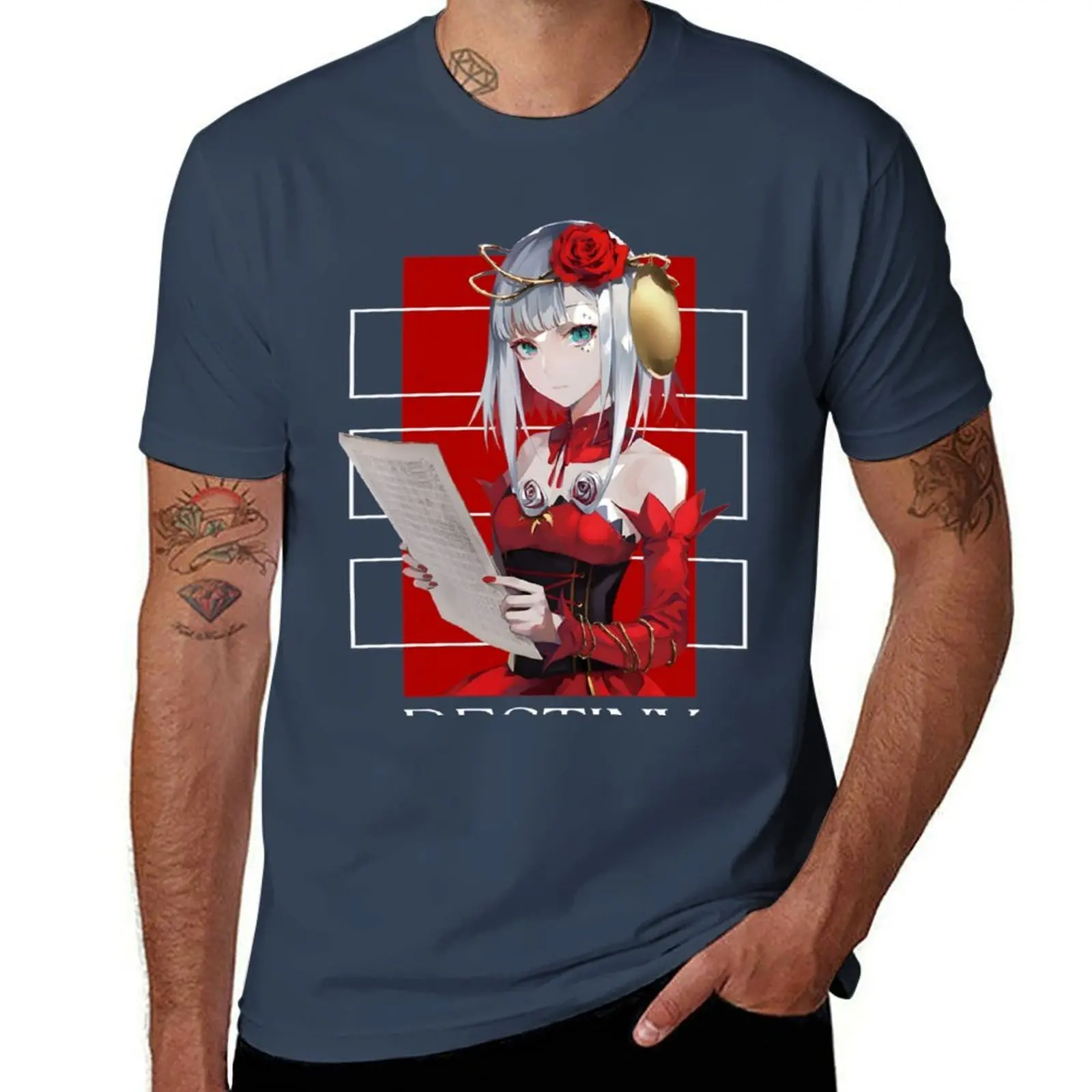 Takt Op Destiny, T-shirt Essential à manches courtes décontracté sans fer à repasser, motif Destiny mignon
