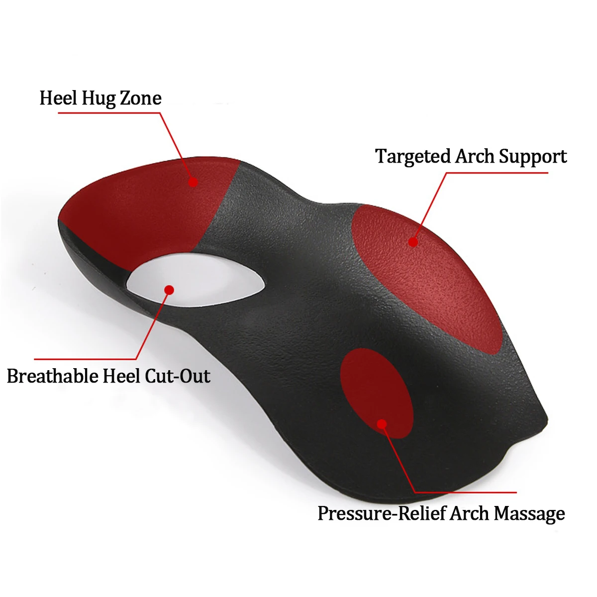 Foot arch support insoles - leg shape correctors, flat feet half arch support half insoles