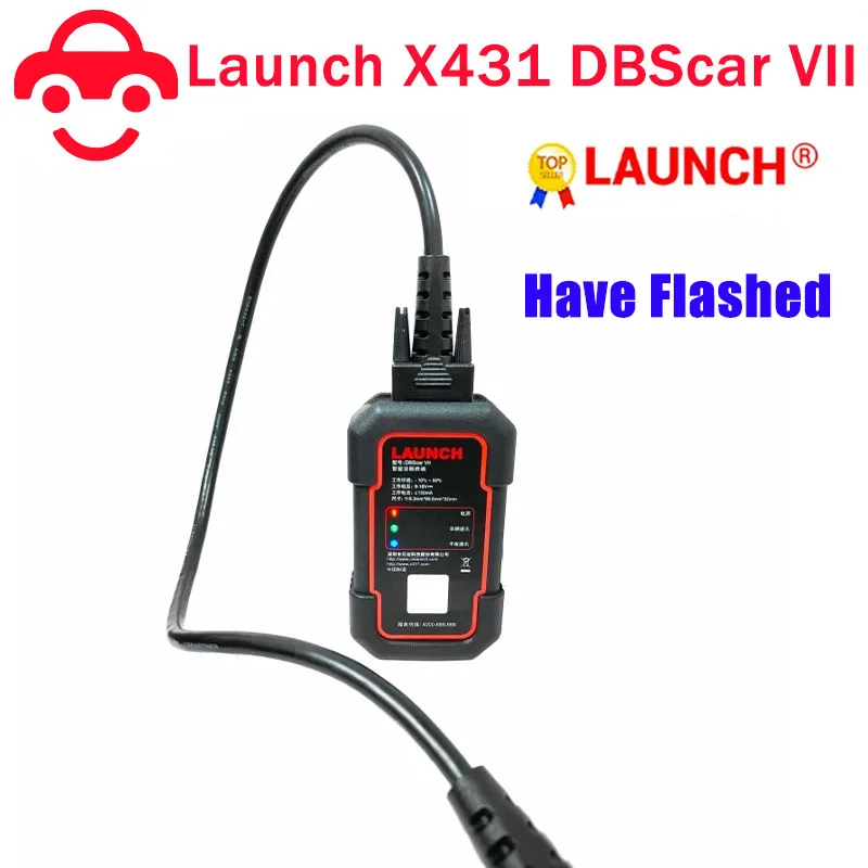 Launch X431 DBScar VII 7 DBScar7 Support CANFD CAN FD DOIP Protocol Bluetooth Connector Code Scanner Diagnos golo4.0 /thinkdiag