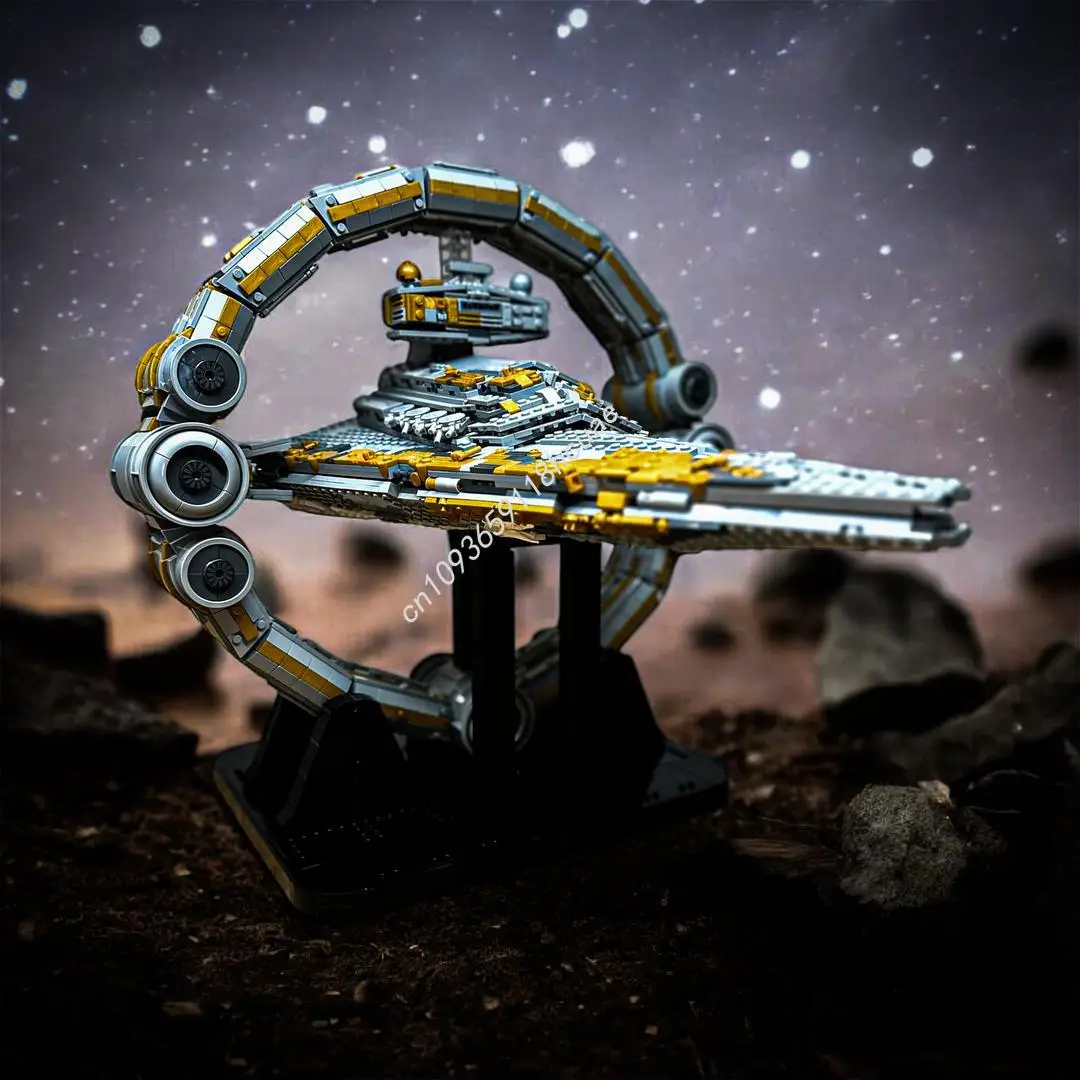

Star Battle Moc The Eye of Sion Incl Thrawn's Chimaera Imperial Star Destroyer Модель Строительные блоки Diy Креативные игрушки Детский подарок