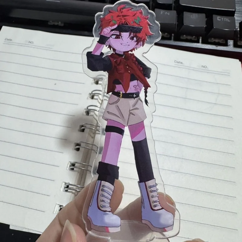 أنيمي رابط انقر الاكريليك حامل شي غوانغ داي لي رن شخصيات كرتونية حامل نموذج لوحة زخارف مكتب الدائمة علامة مروحة هدية حلية