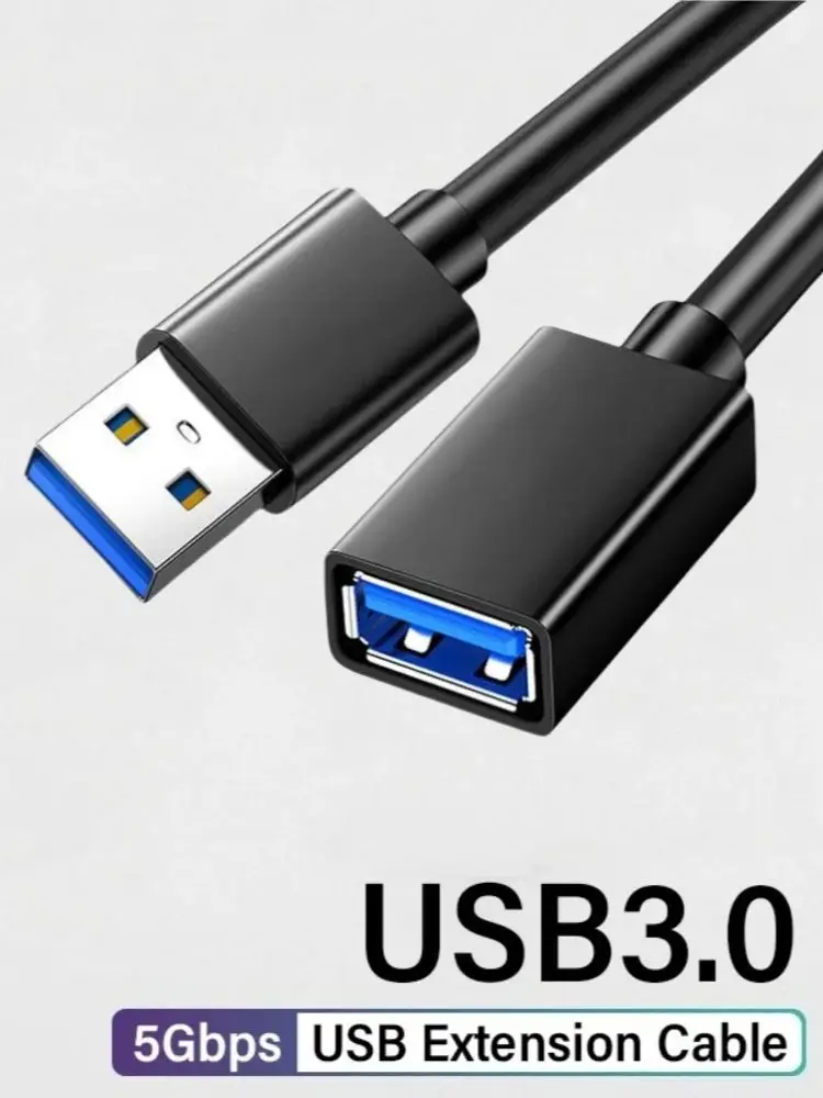 5 Gbit/s USB 3.0 Verlängerungskabel, USB-A-Stecker auf -Buchse, Verlängerungskabel für PC-Festplatte, Computer, Laptop, Smart-TV, Festplatte, Kamera