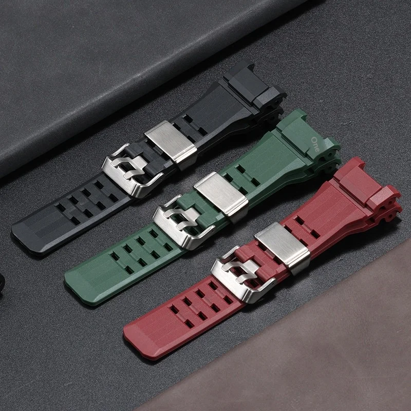 Notch Resin Replacement Watch Strap With Bezel Fit Casio G-Shock GWG-B1000 Mudman 3rd Generation Men Watch Accessories