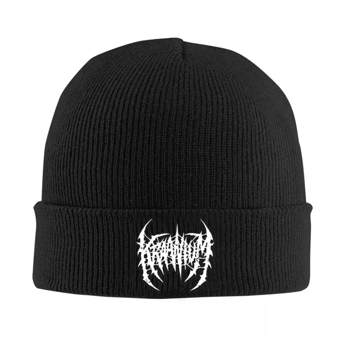 Kraanium Merch Knitted Hat Women's Men's Skullies Beanies Winter Hats Acrylic Cerebral Incubation Brutal Death  Melon Cap