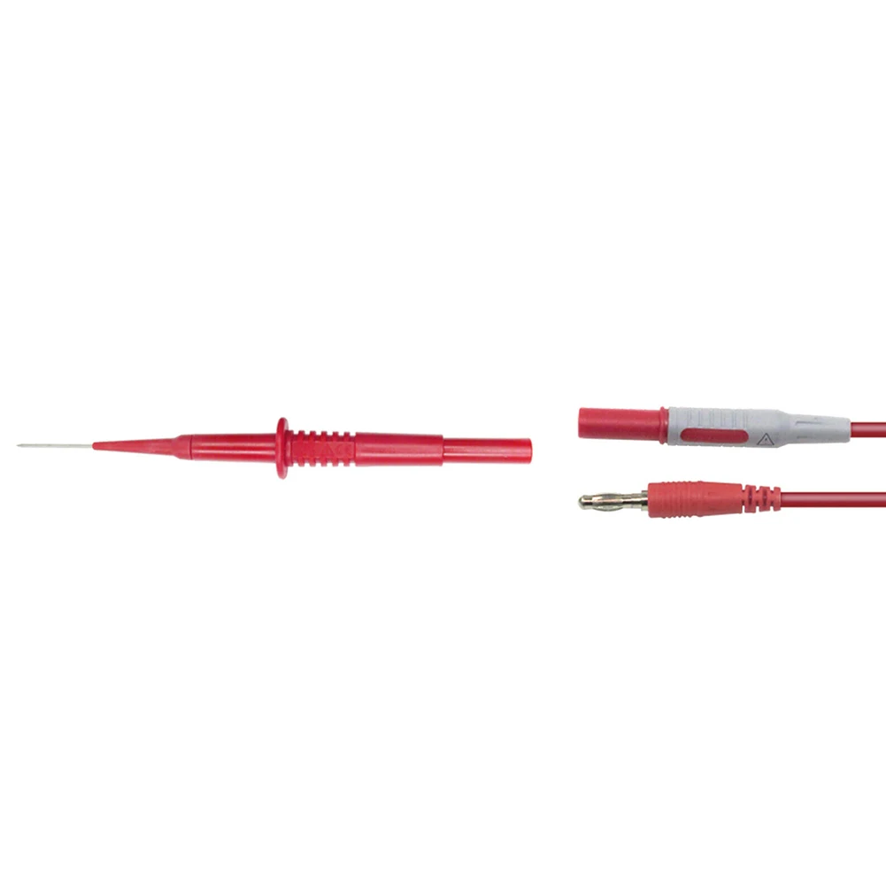 Testing Leads Test Probes Red Black Test Probe 4PCS 600V/10A Adapter Banana For 4mm Multimeter Piercing Needle