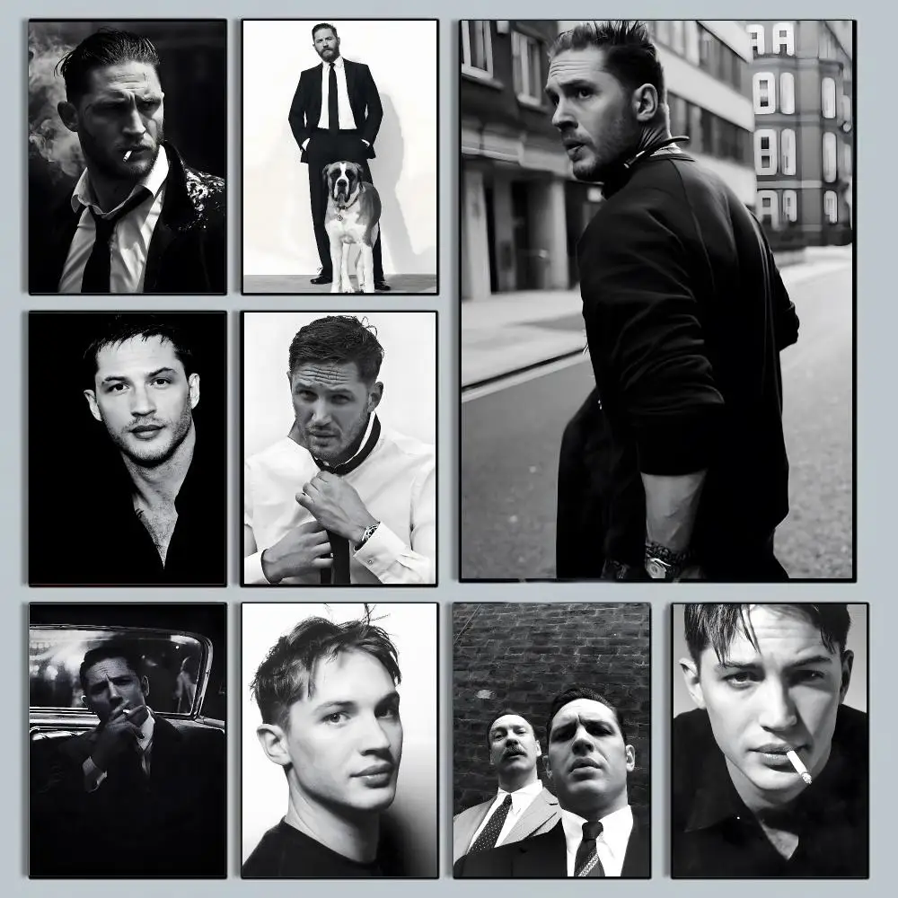 Actor T-tom Hardy Poster HD Waterproof Self-Adhesive For Living Room Gift Bedroom Hallway Wall Decor