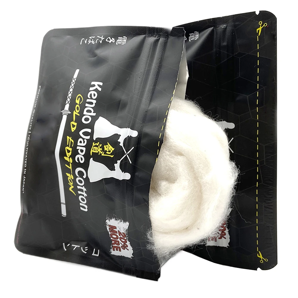 Coton Vaper Gold Edition, Mèches de fil chauffant bricolage, Atomiseur RDA, Précieux, Nouveau, K/h