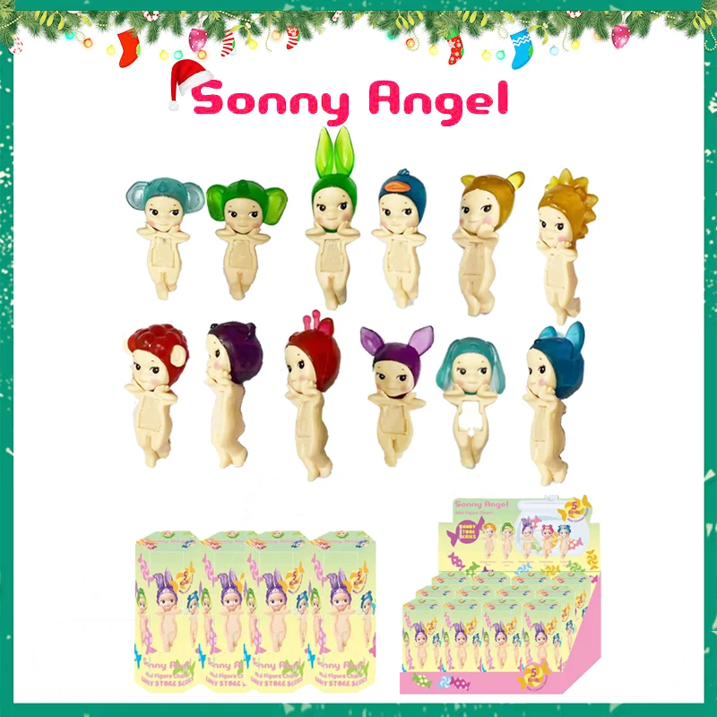 Sonny Angel Blind Box Mini Figure Candy House Series Mobile Phone Straps Cute Doll Trendy Girl Birthday Present Christmas Gift