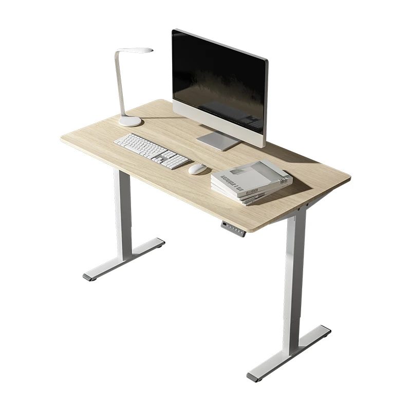 

Electric lifting study desk standing mobile office computer desk practical