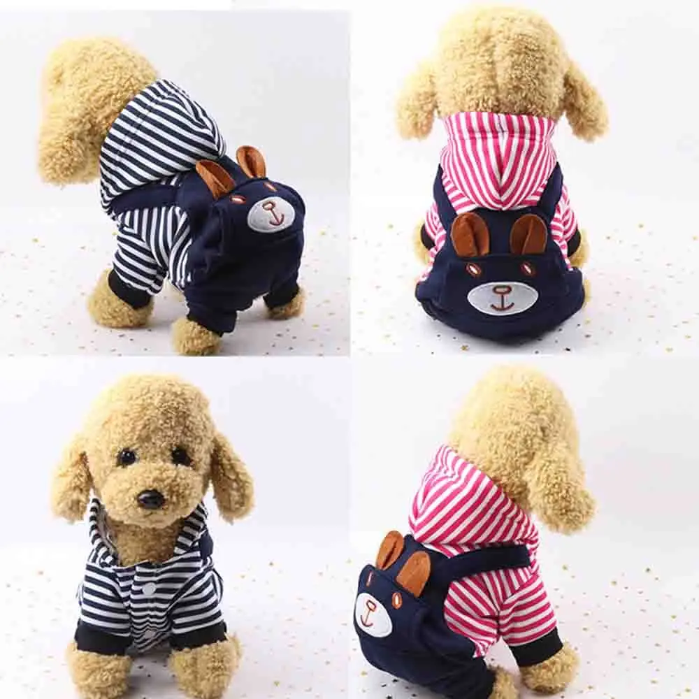 Transfiguration Teddy Autumn And Winter Models Pet Cat Clothes Cute Bear Pet Small Dog Hat Dog Clothes Puppy Hat Clothing